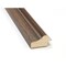 Beveled Wood Bathroom Wall Mirror, Distressed Rustic Brown Frame